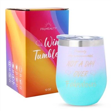 Изолирана чаша за вино с двойна стена